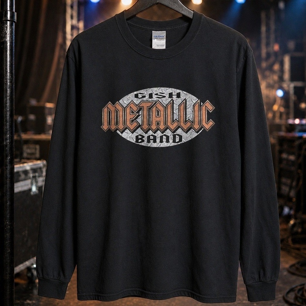 Metallic Band Long Sleeve Shirt Grand Island High Marching Band L Metallica